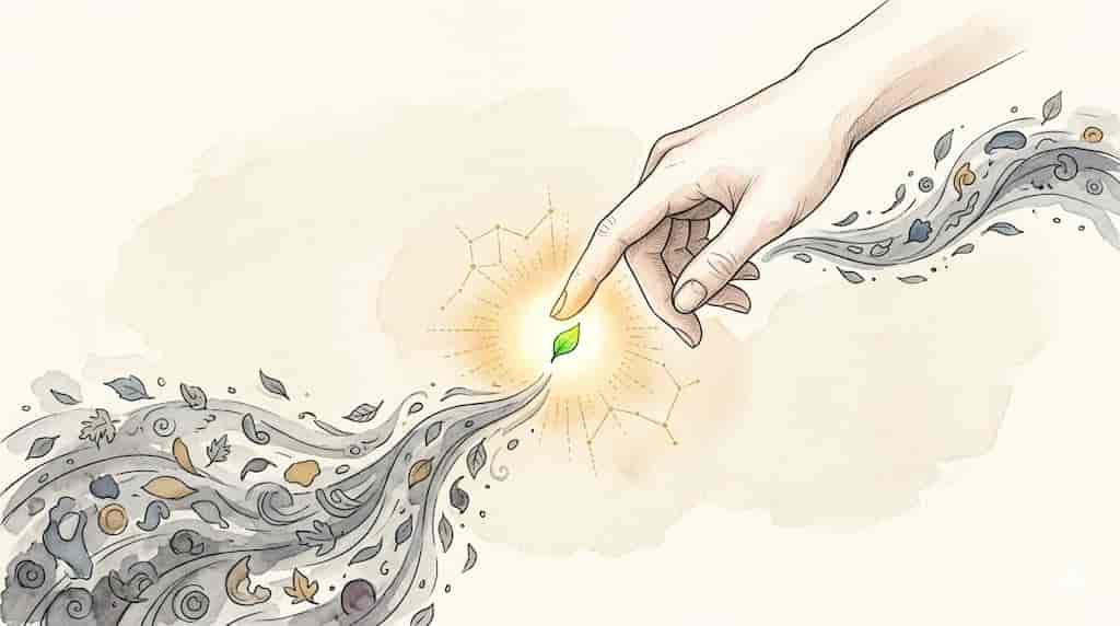 無数のノイズの中から、自分にとっての本物だけをそっと選び取る繊細な手