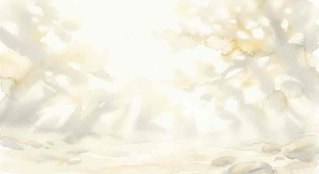 深い水の下に広がる、誰にも邪魔されない静かな光の空間